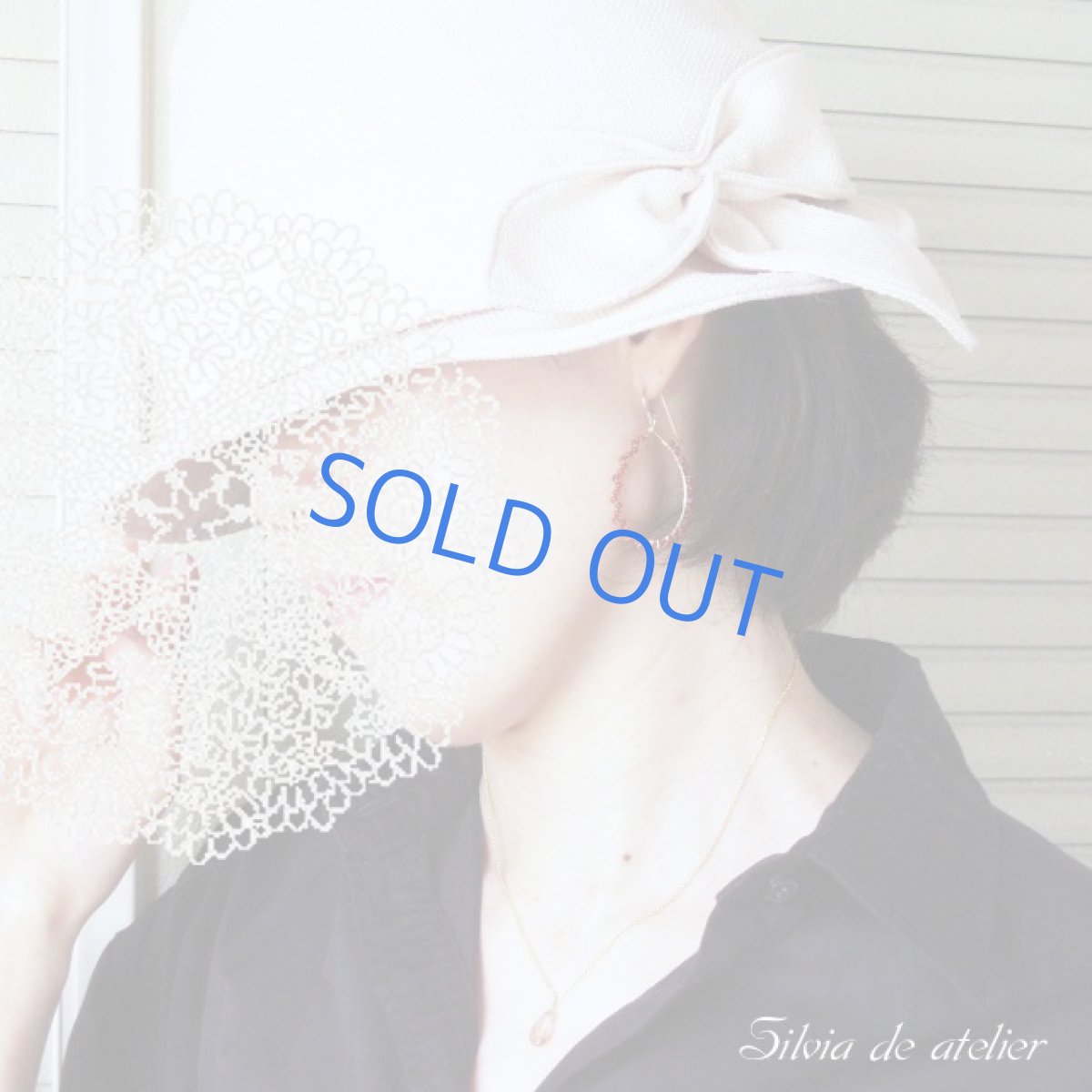 画像2: 14kgfゴールドティアドロップ 天然石カラーピアス◆レッドアゲート (2)