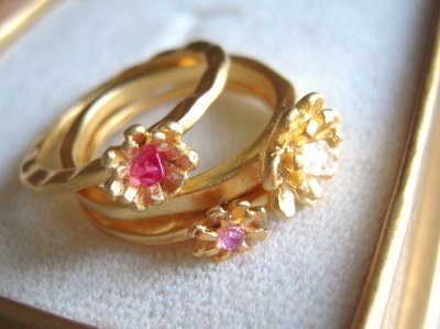 画像1: ３連Ring!Pink