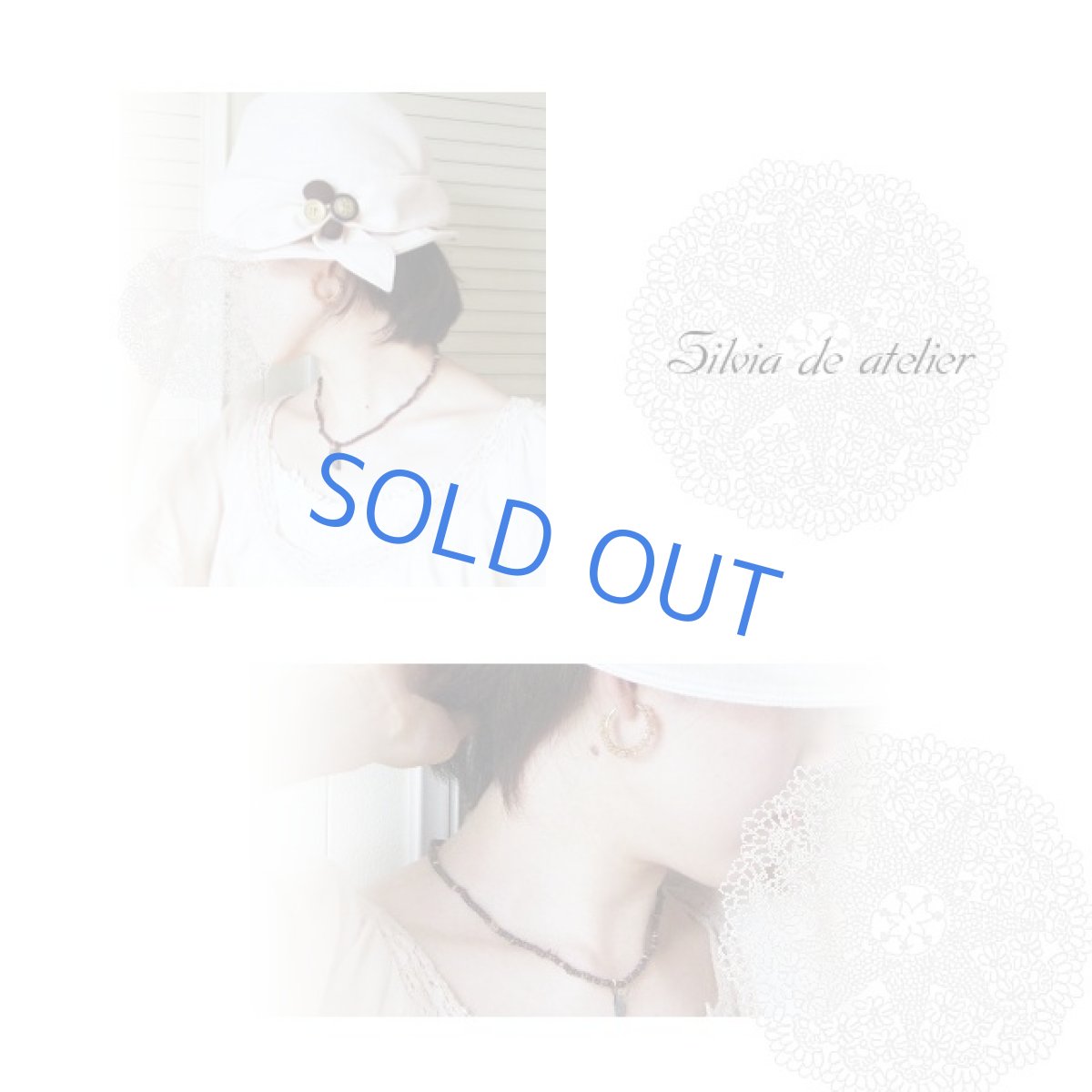 画像2: 天然石フープ カラーイヤリング◆オレンジムーンストーン (2)