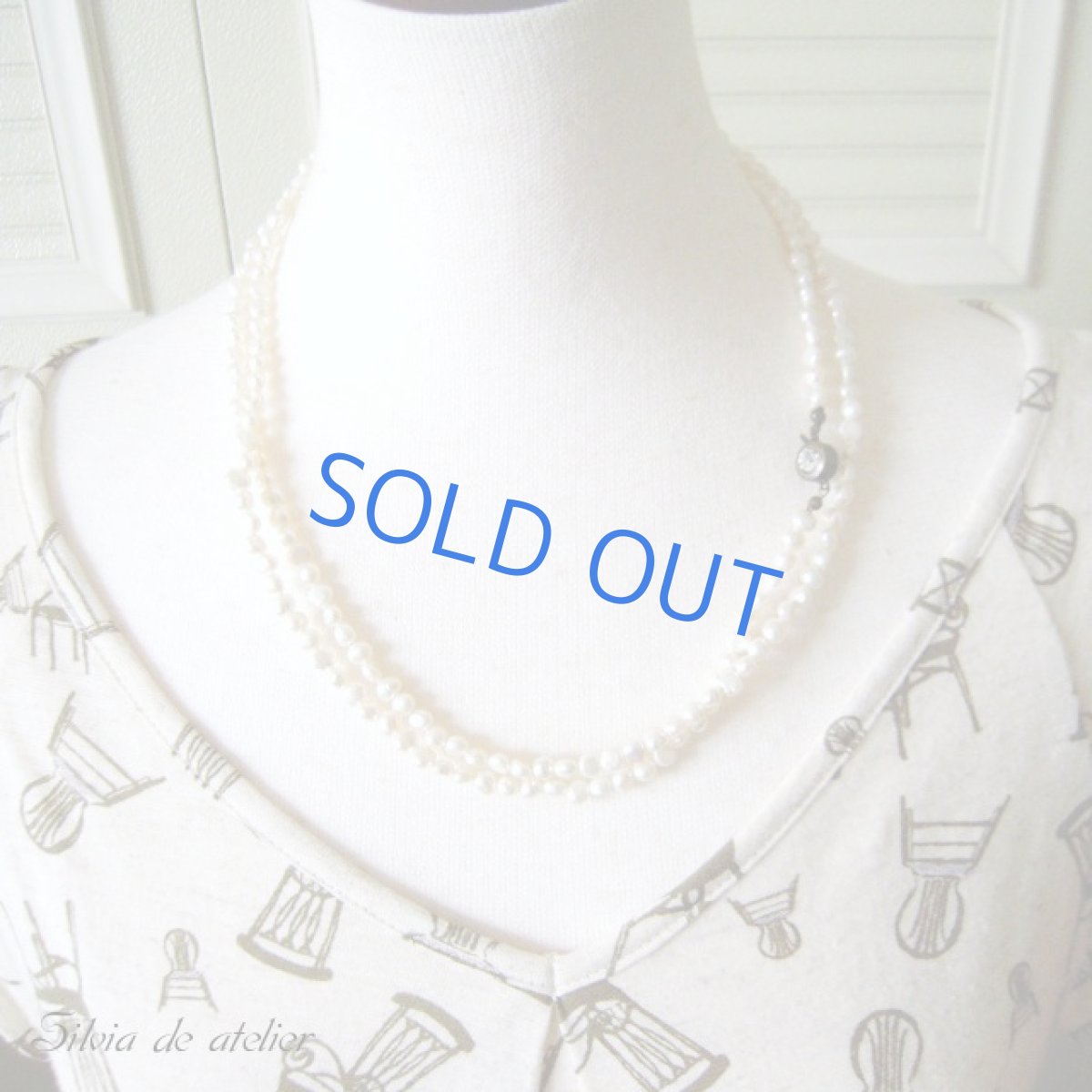 画像2: 2WAY淡水パール ロングネックレス (2)