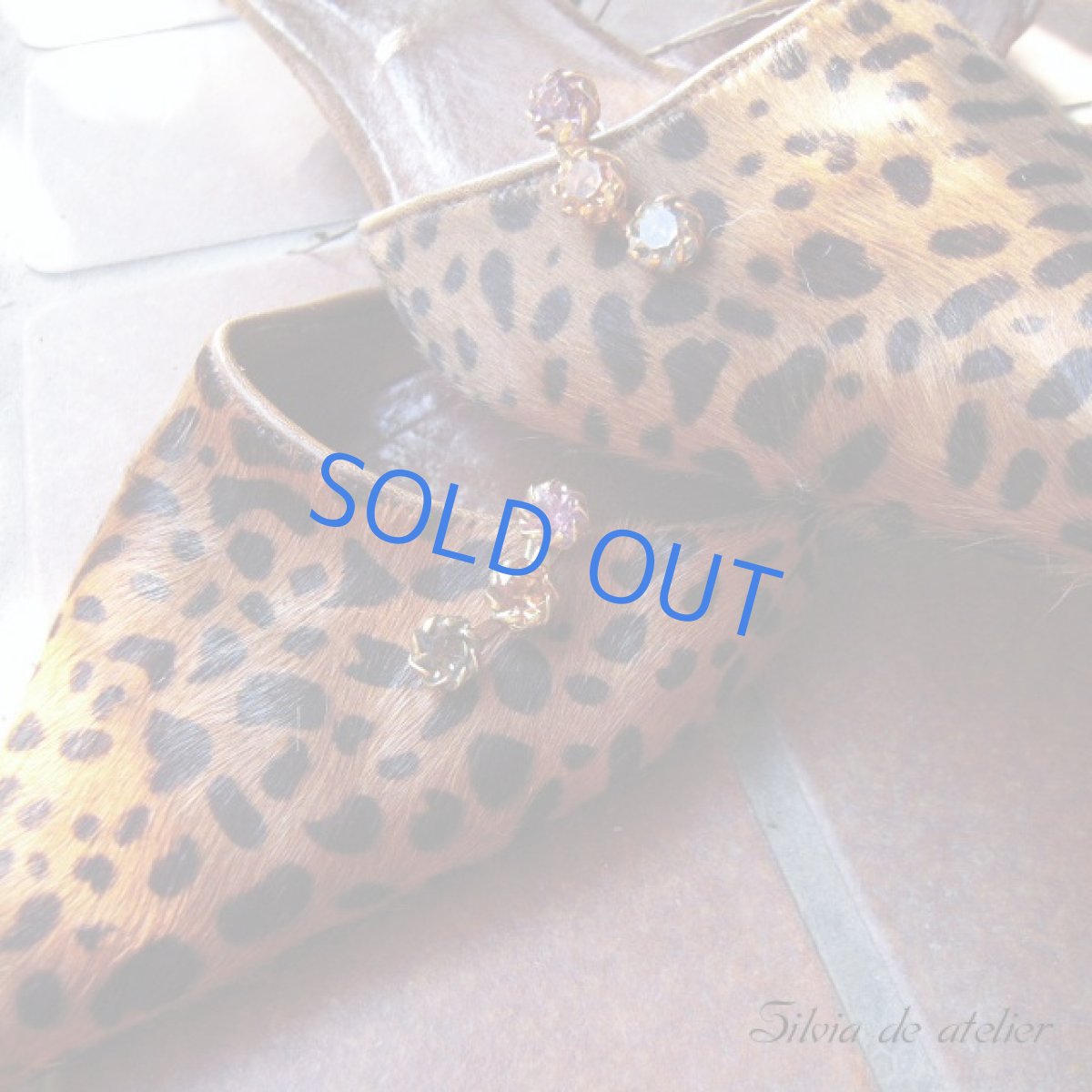 画像3: Vintage☆クラシカル マカロンカラーストーン イヤリング&シュークリップ (3)