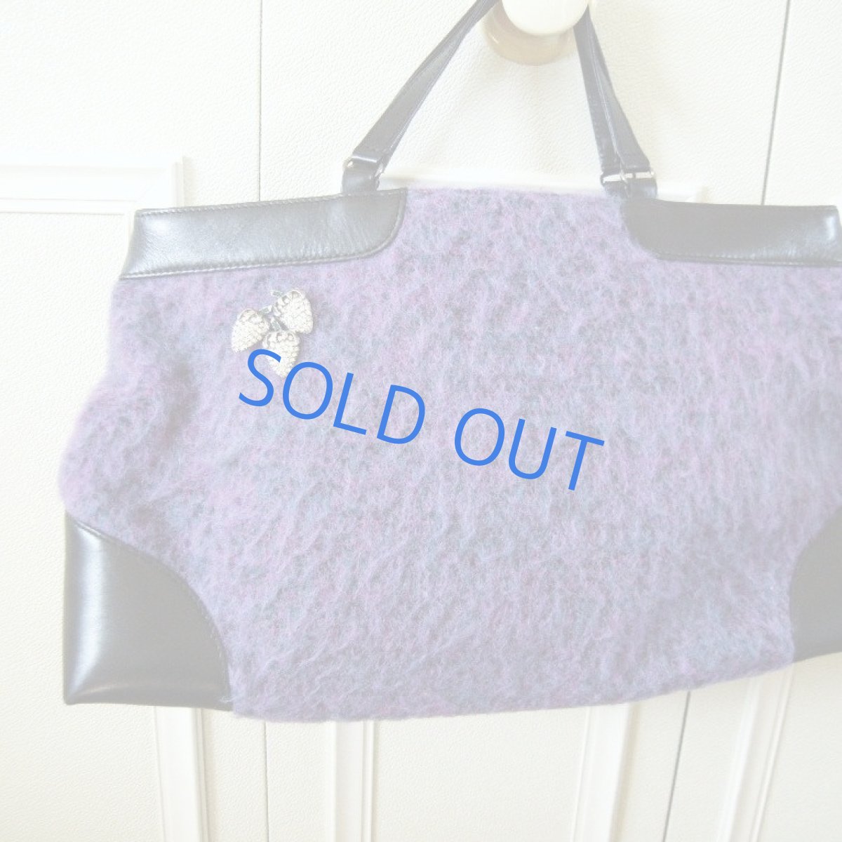 画像4: ヴィンテージ ストロベリーブローチ☆スワロフスキー・メタルメッキ (4)