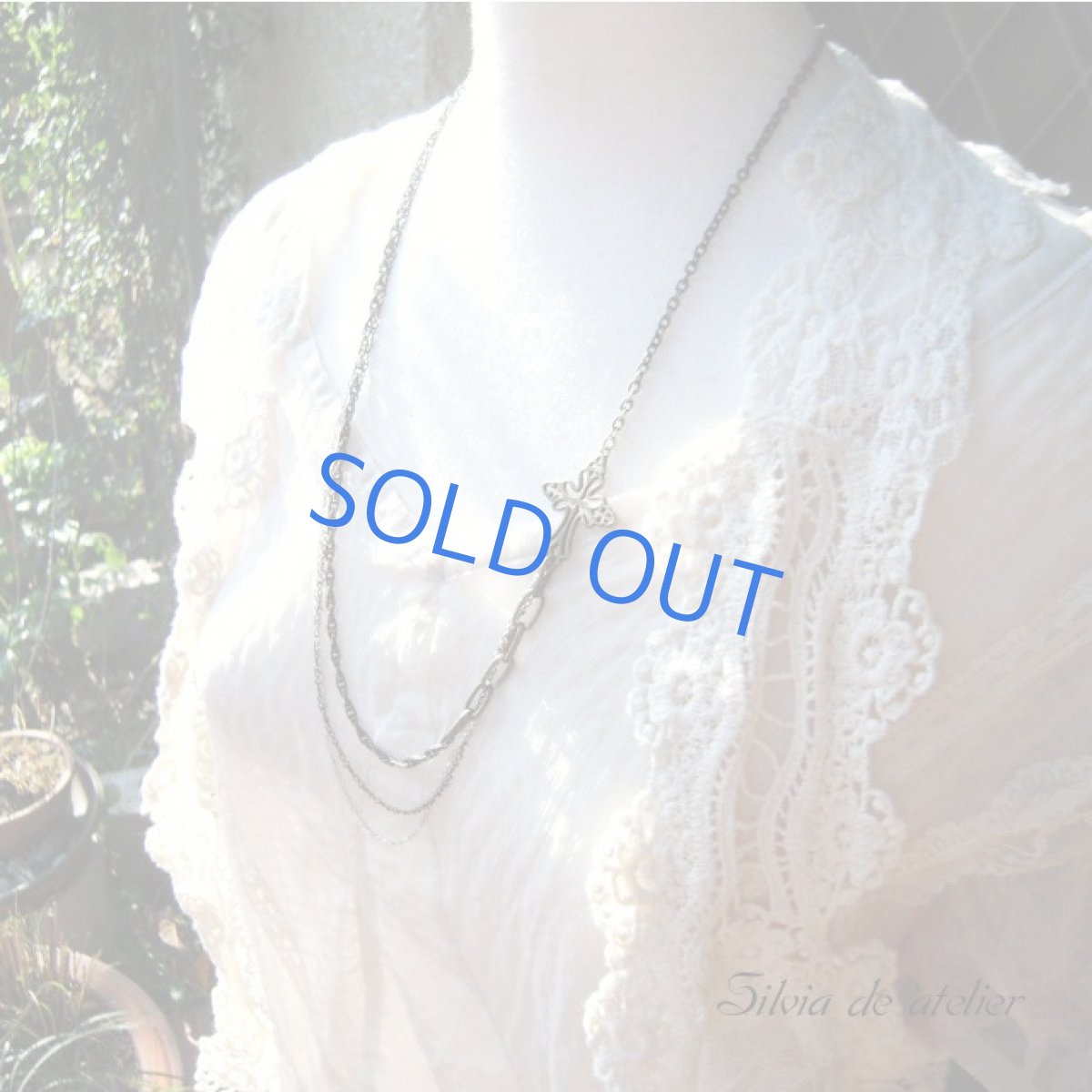 画像3: ダブルクロス3WAY ロングネックレス (3)