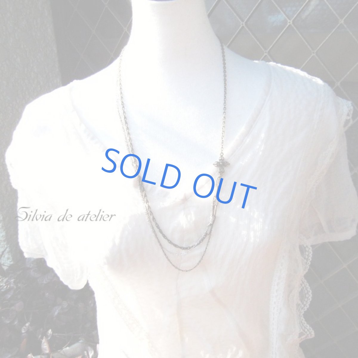 画像2: ダブルクロス3WAY ロングネックレス (2)