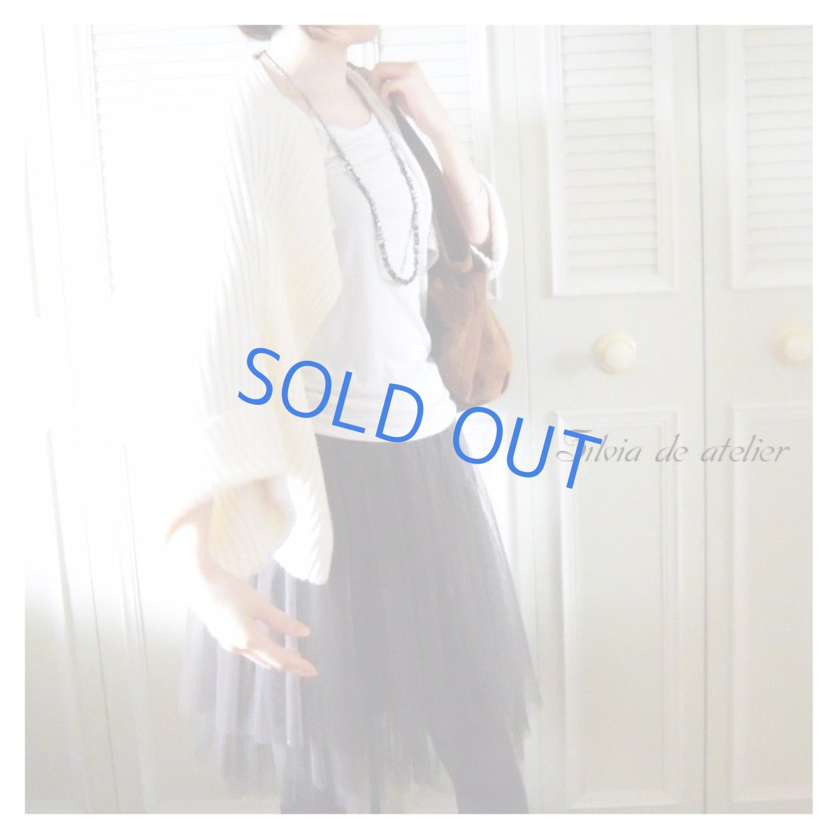 画像4: 5WAY 横長アバロンシェル ロングネックレス&多連ブレスレット(レオパード柄シェルチャーム付) (4)