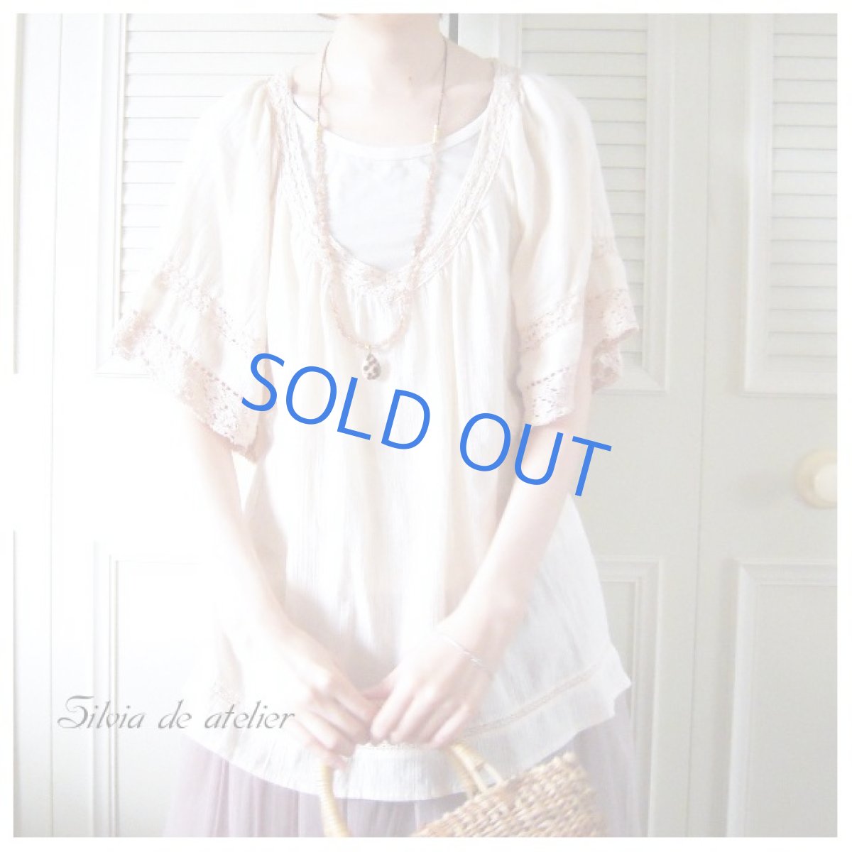 画像4: 5WAY サンストーンタンブル ロングネックレス&多連ブレスレット(レオパード柄シェルチャーム付) (4)