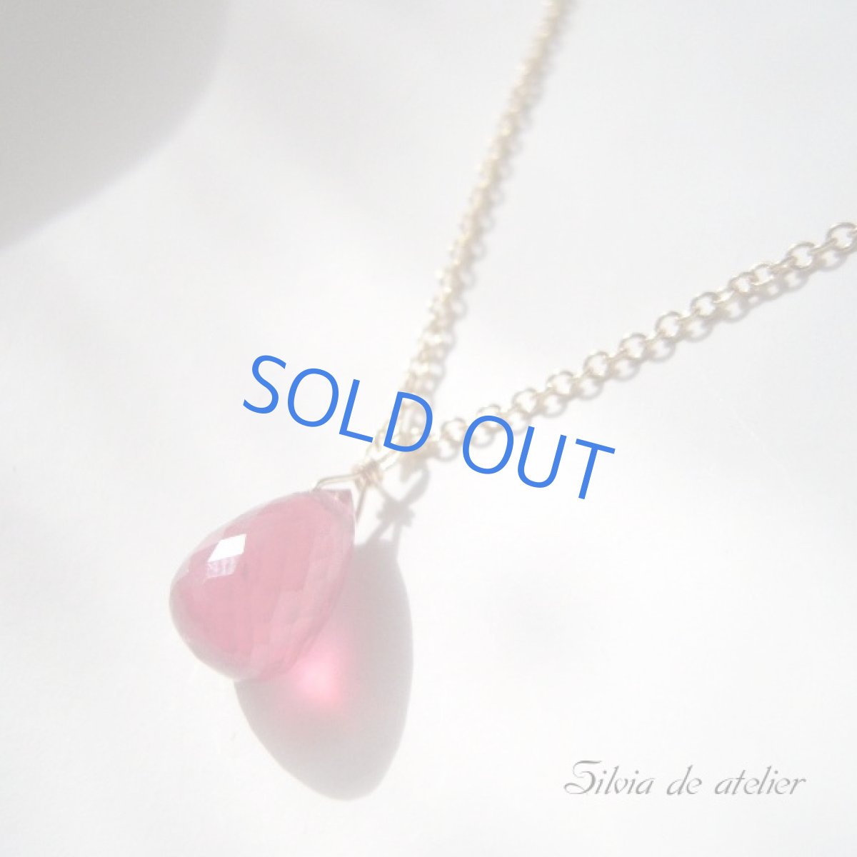 画像3: 宝石質ツヤツヤルビー 一粒14kgfネックレス (3)