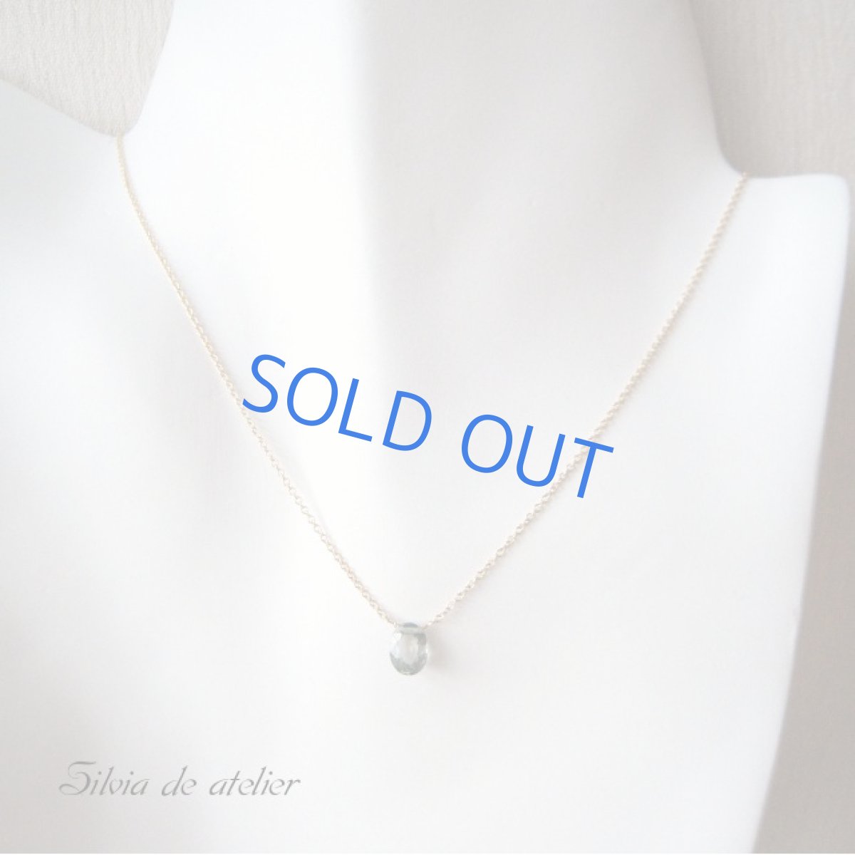 画像4: グリーンサファイア 一粒14kgfネックレス (4)