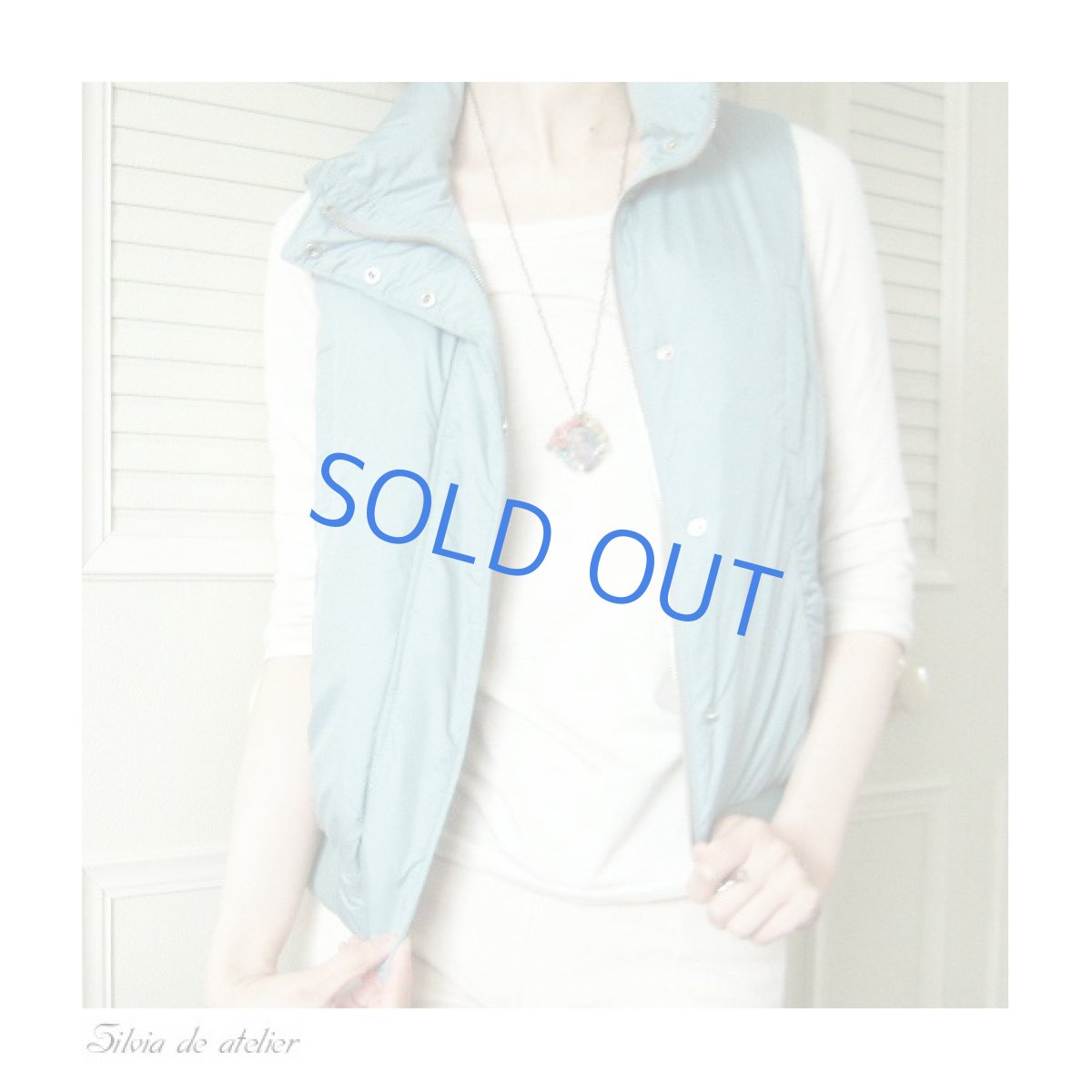 画像2: アメジストタンブル　フラワーブーケ風　ロングネックレス (2)