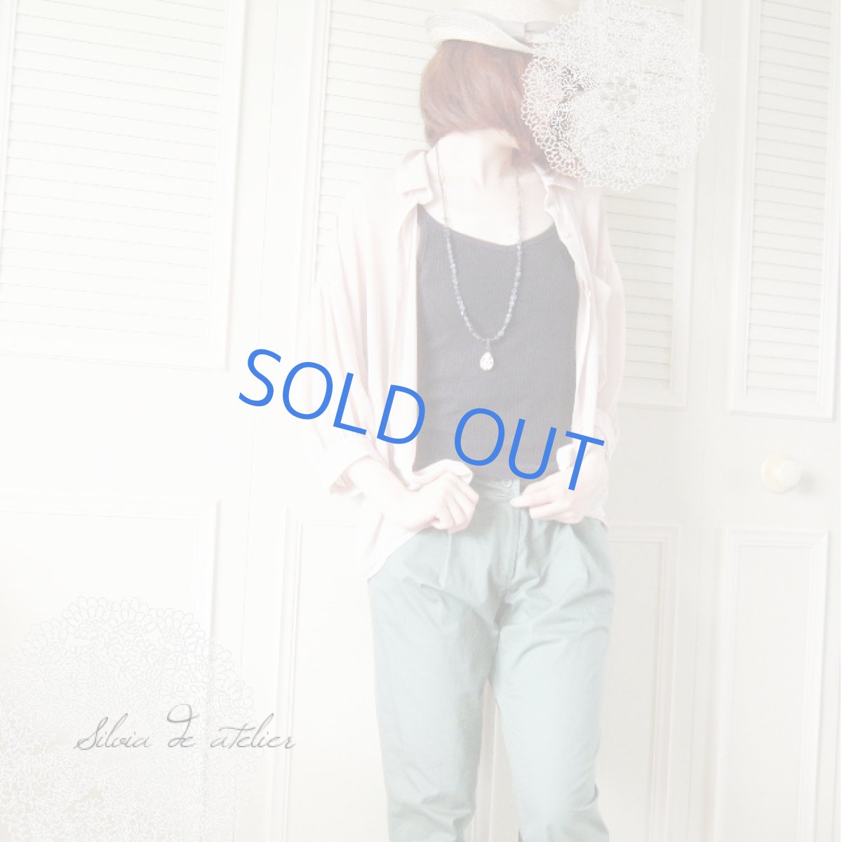 画像3: 5WAYマダガスカル産アイオライトロングネックレス　ダルメシアン柄シェルチャーム付 (3)