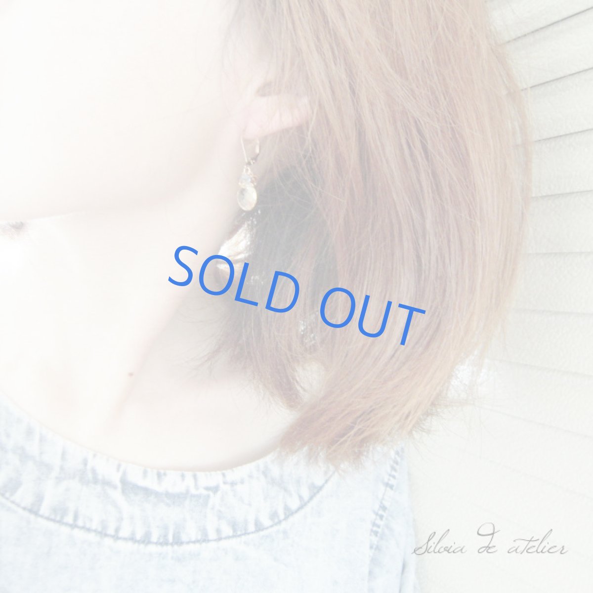 画像2: 宝石質シトリンパフカットオーバル 14kgf製フレンチフックピアス  (2)