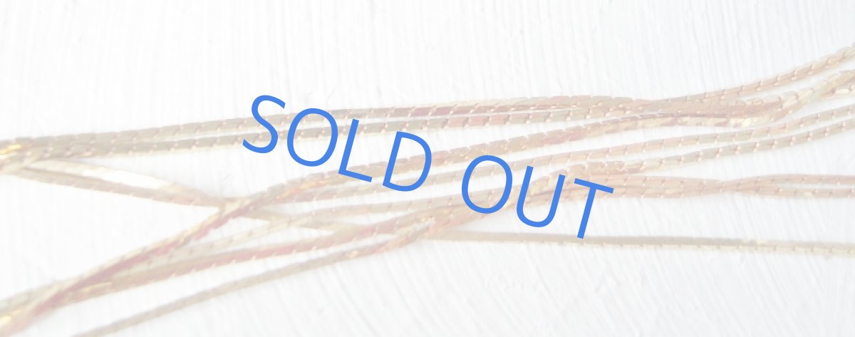 画像3: vintageスワロフスキーガラス 一粒Vintageチェーンネックレス (3)