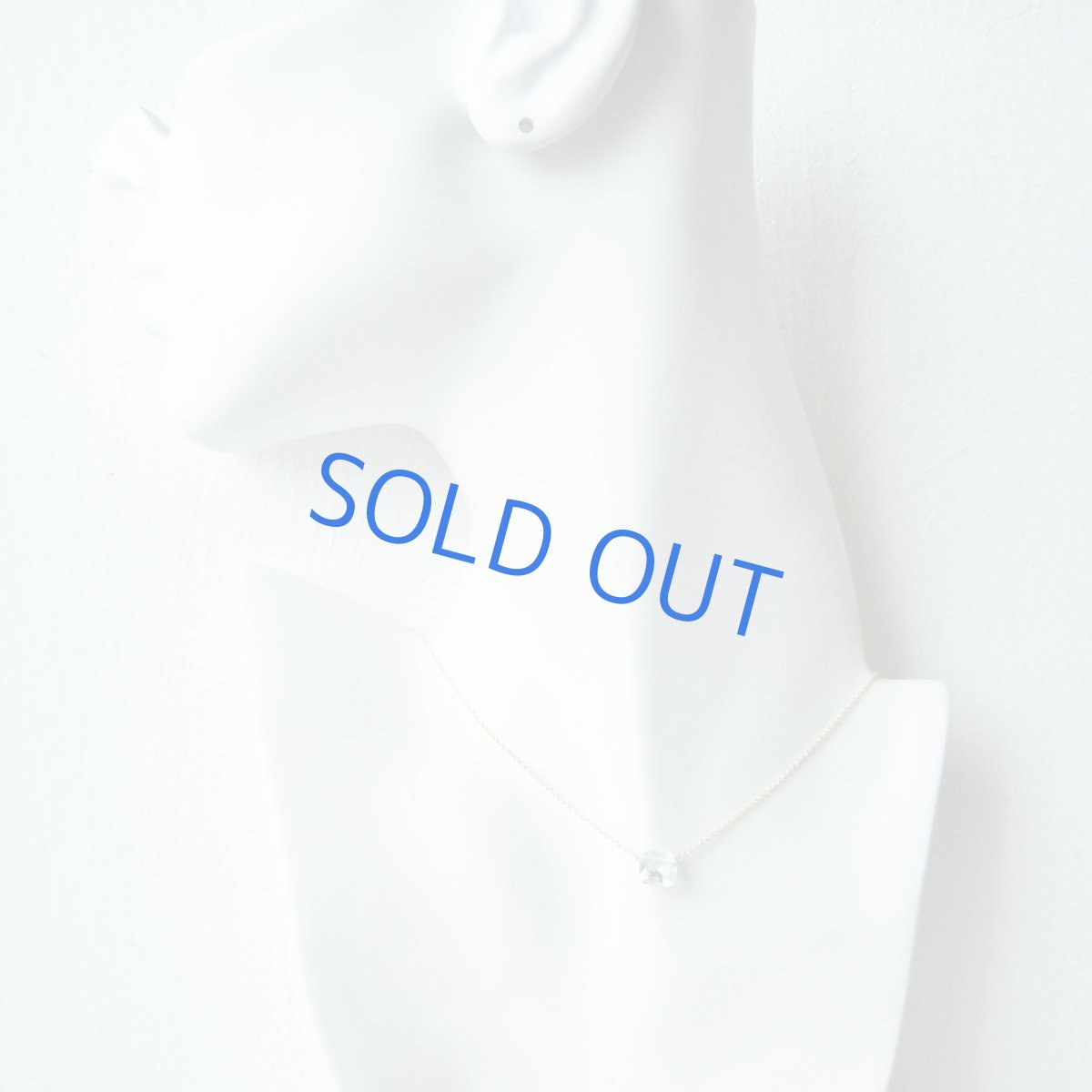 画像5: ◆1点もの◆クリスタルスクエア ジェムカット 一粒14kgf製ネックレス (5)