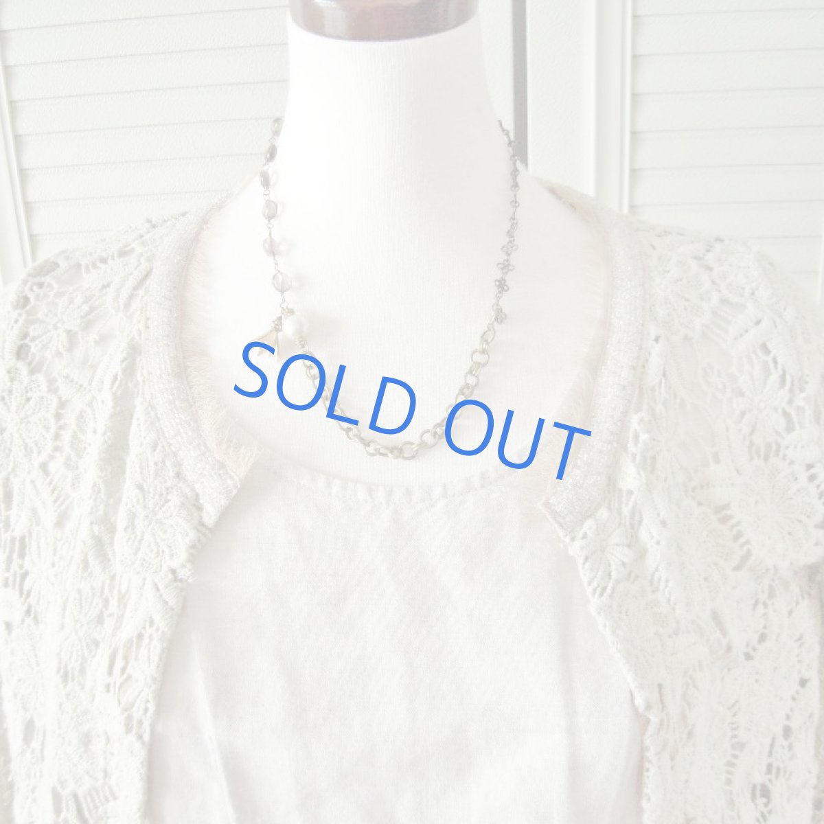 画像4: 3WAYスモーキークォーツ デザインフラワーショートネックレス (4)