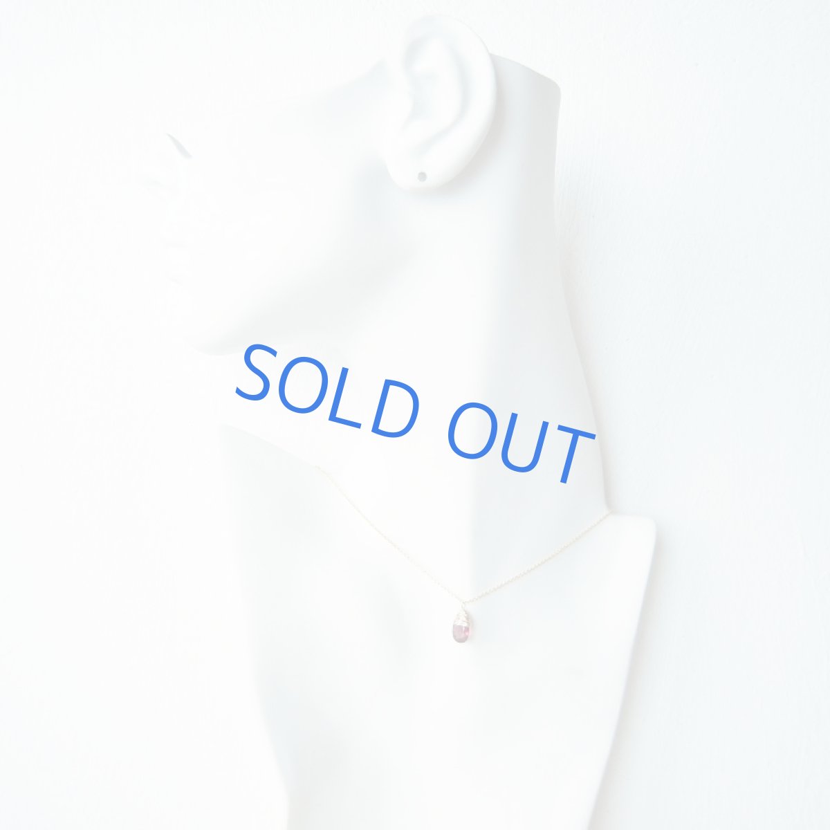 画像5: ◆1点のみ◆宝飾用ルース ガーネットオーバルジェム 一粒14kgf製ネックレス (5)