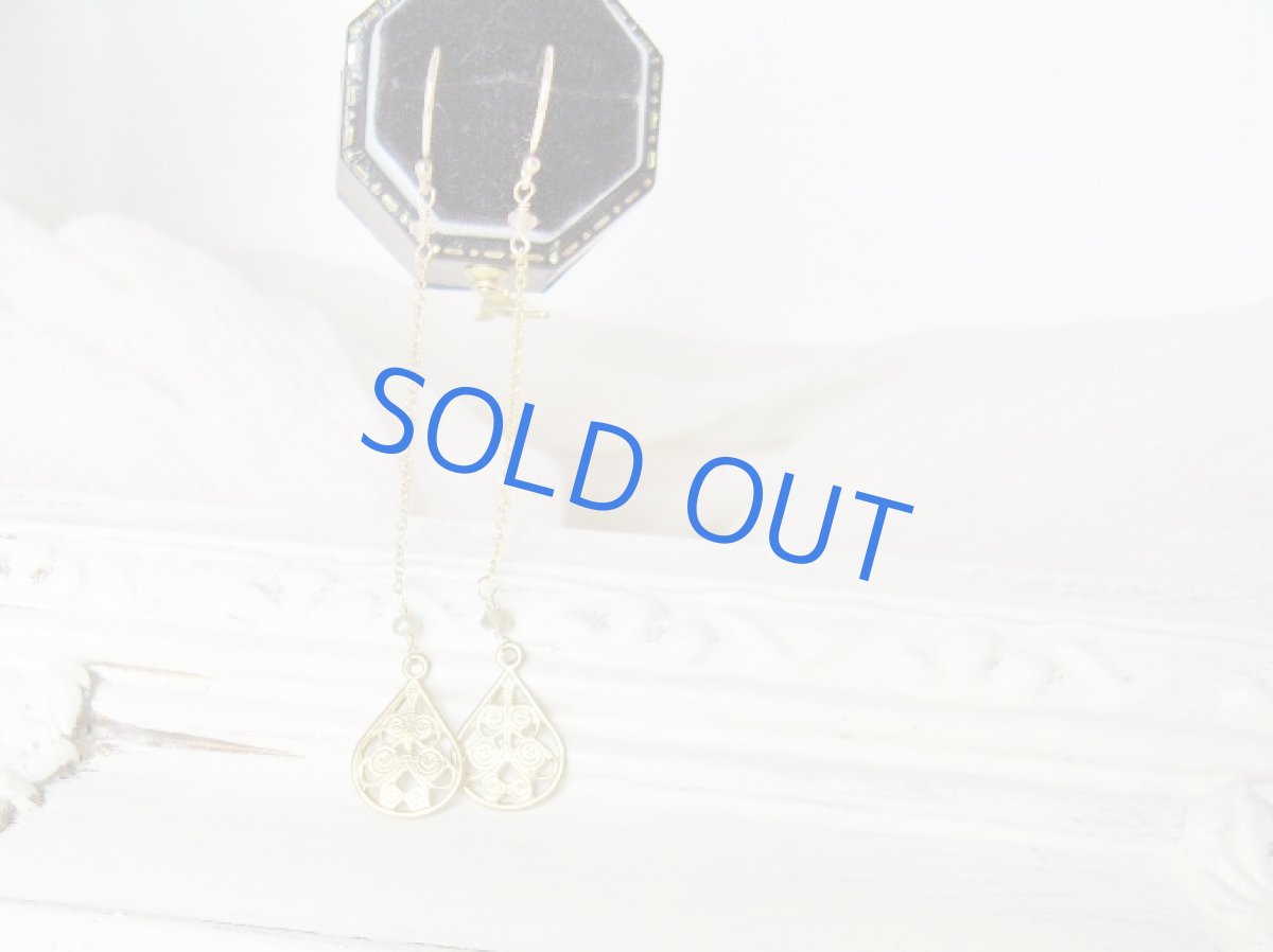 画像3: モチーフティアチャーム ラインチェーン14kgfピアス (3)