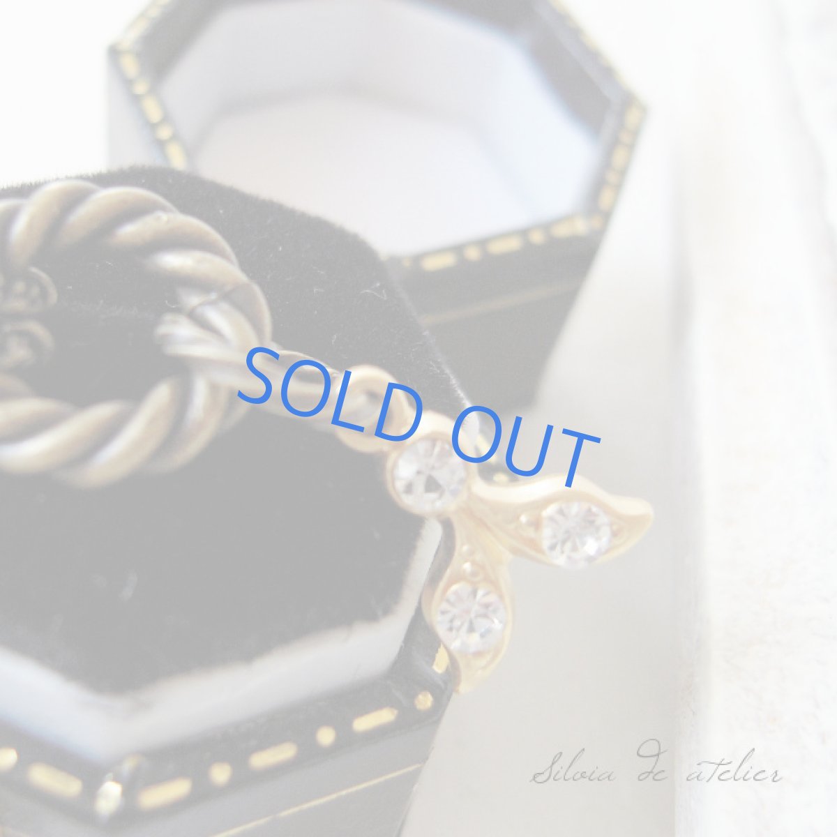 画像5: ニューヨークハーキマーダイヤモンドクォーツ 3WAYネックレス&アンティークゴールドリング (5)