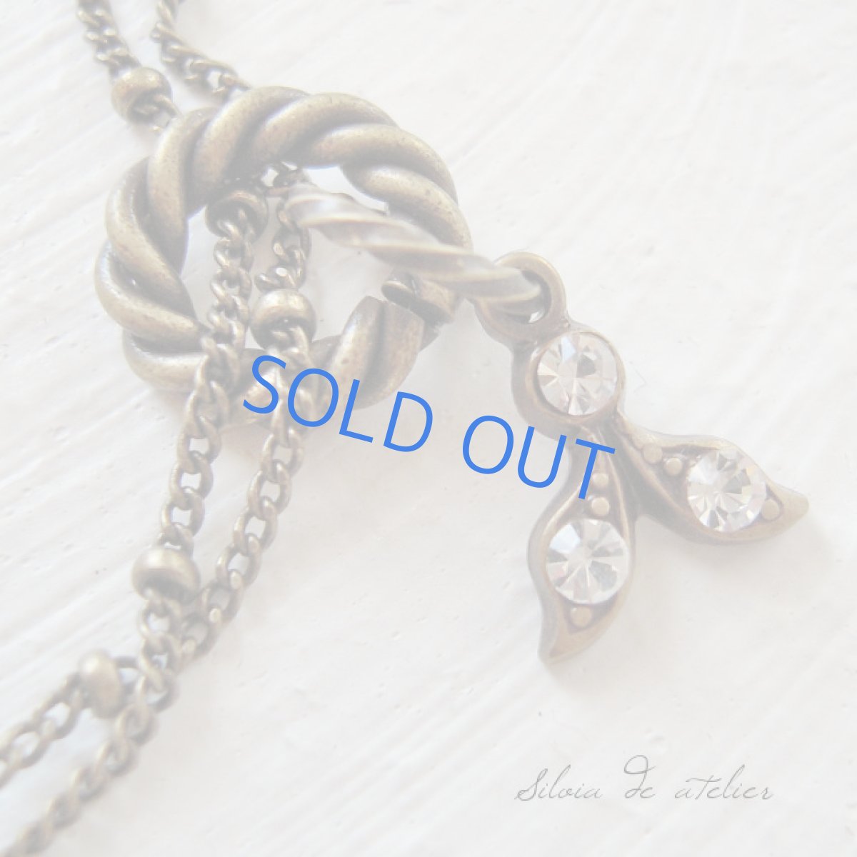 画像3: ニューヨークハーキマーダイヤモンドクォーツ 3WAYネックレス&ブライトゴールドリング  (3)