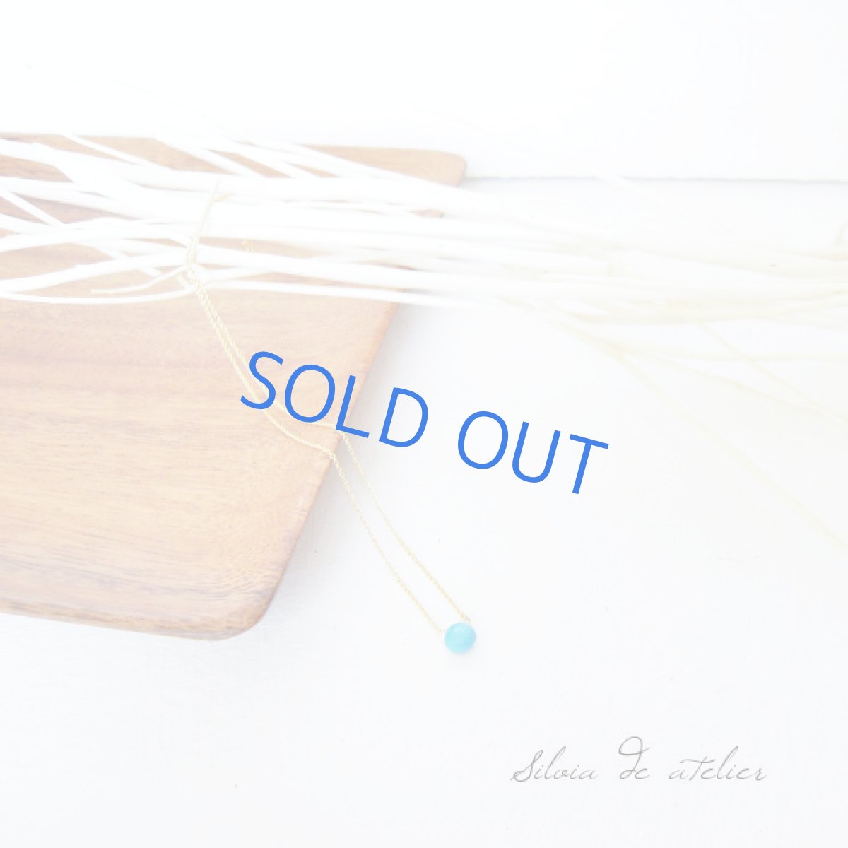 画像2: アリゾナ産ターコイズ マロンカット 14kgfネックレス (2)