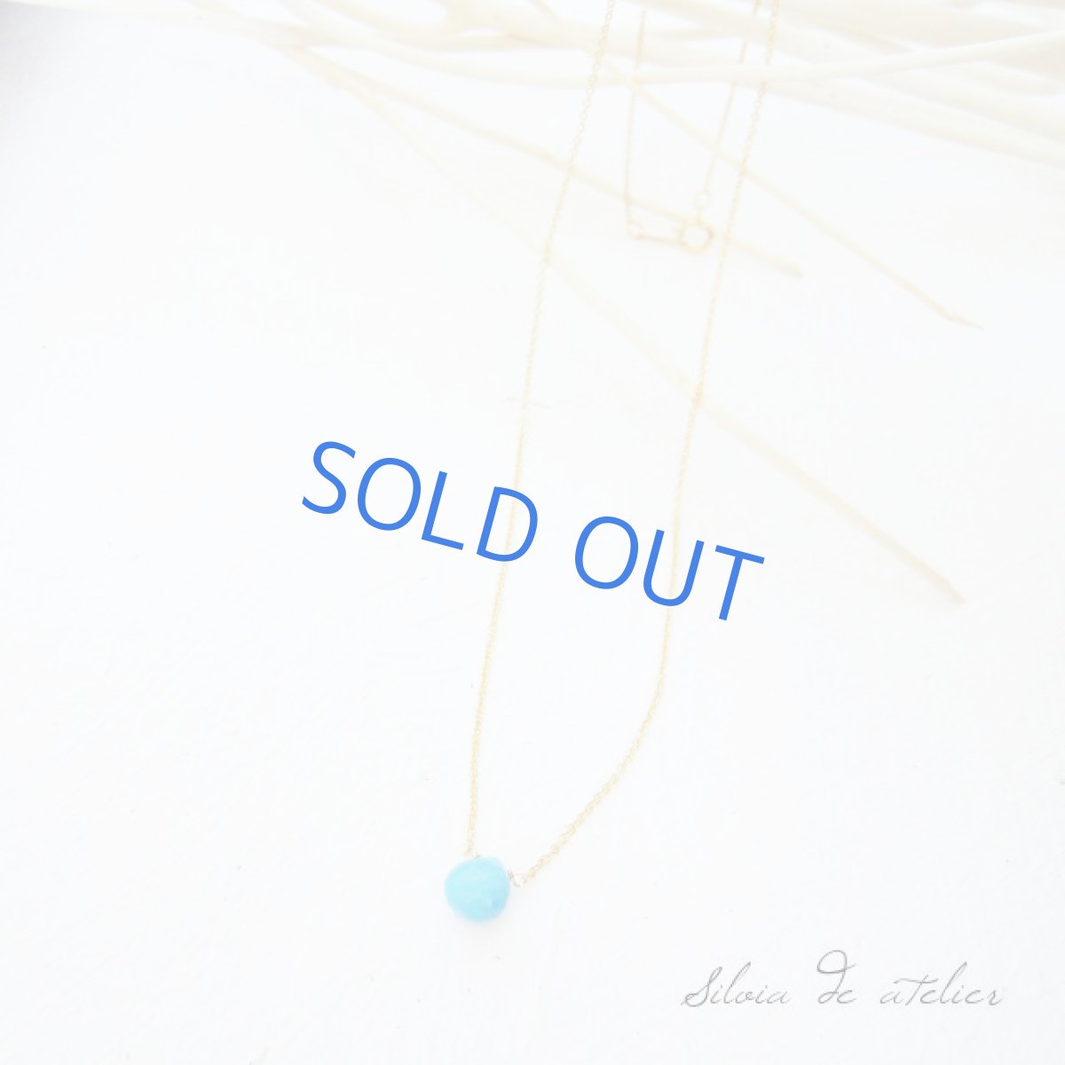 画像3: アリゾナ産ターコイズ マロンカット 14kgfネックレス (3)