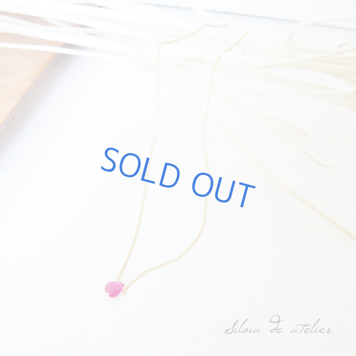 画像3: ルビーペアジェムカット 14kgfネックレス (3)