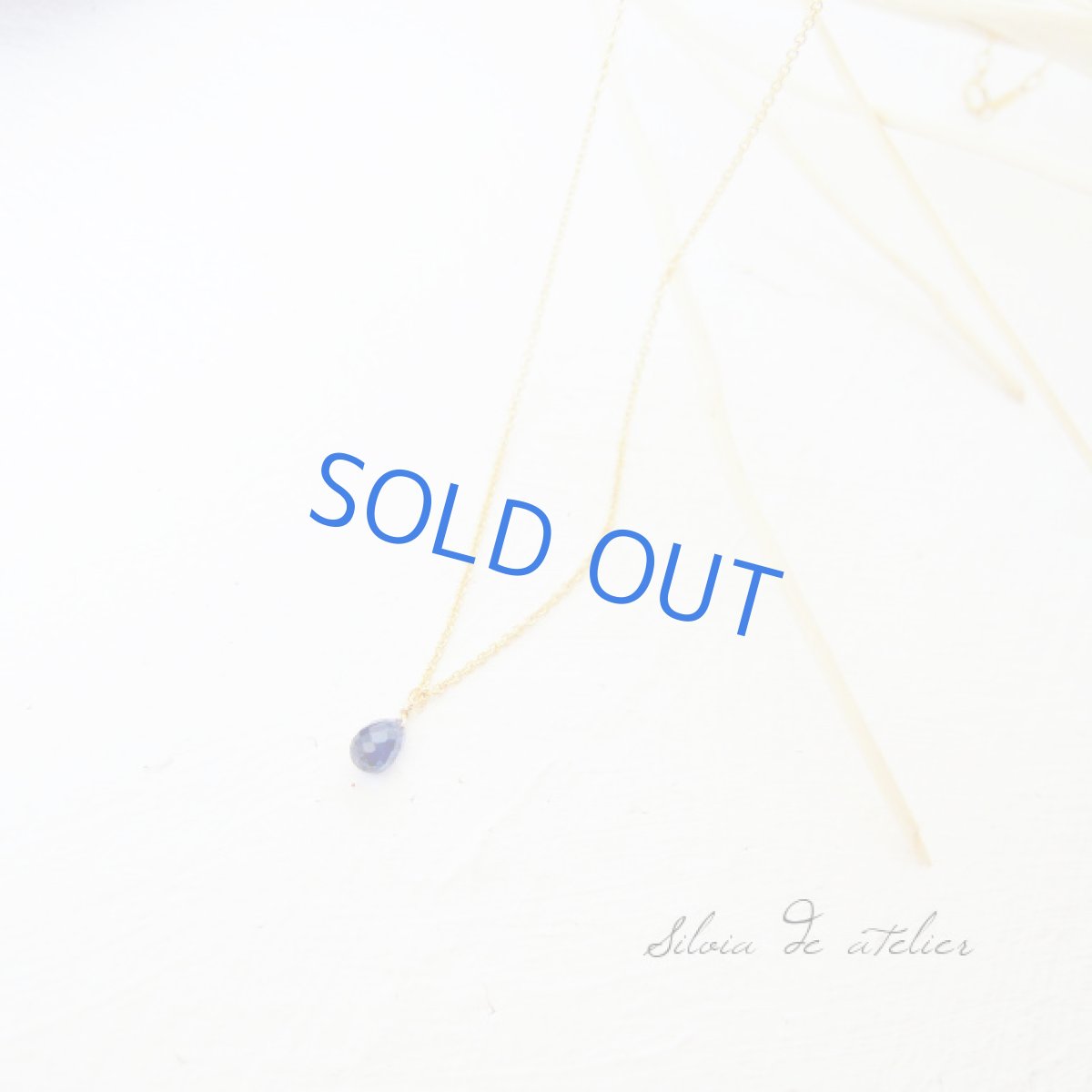 画像3: カイヤナイトドロップ 14kgfネックレス (3)