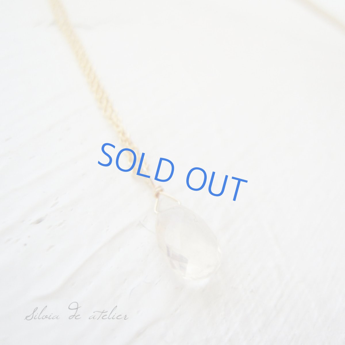 画像4: 乳白色ファイヤーオパールペアシェイプ 14kgfネックレス (4)