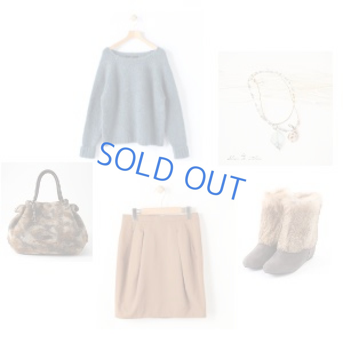 画像3: ８WAY　ブルーグリーンチェコガラスネックレス　レオパードシェル＆フローライトチャーム付 (3)