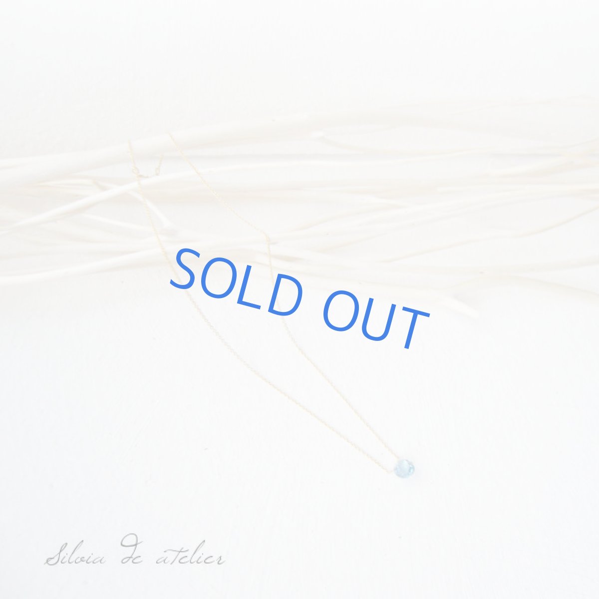 画像4: 宝飾用ルース ロンドンブルートパーズ ラウンドジェム 14kgfネックレス (4)