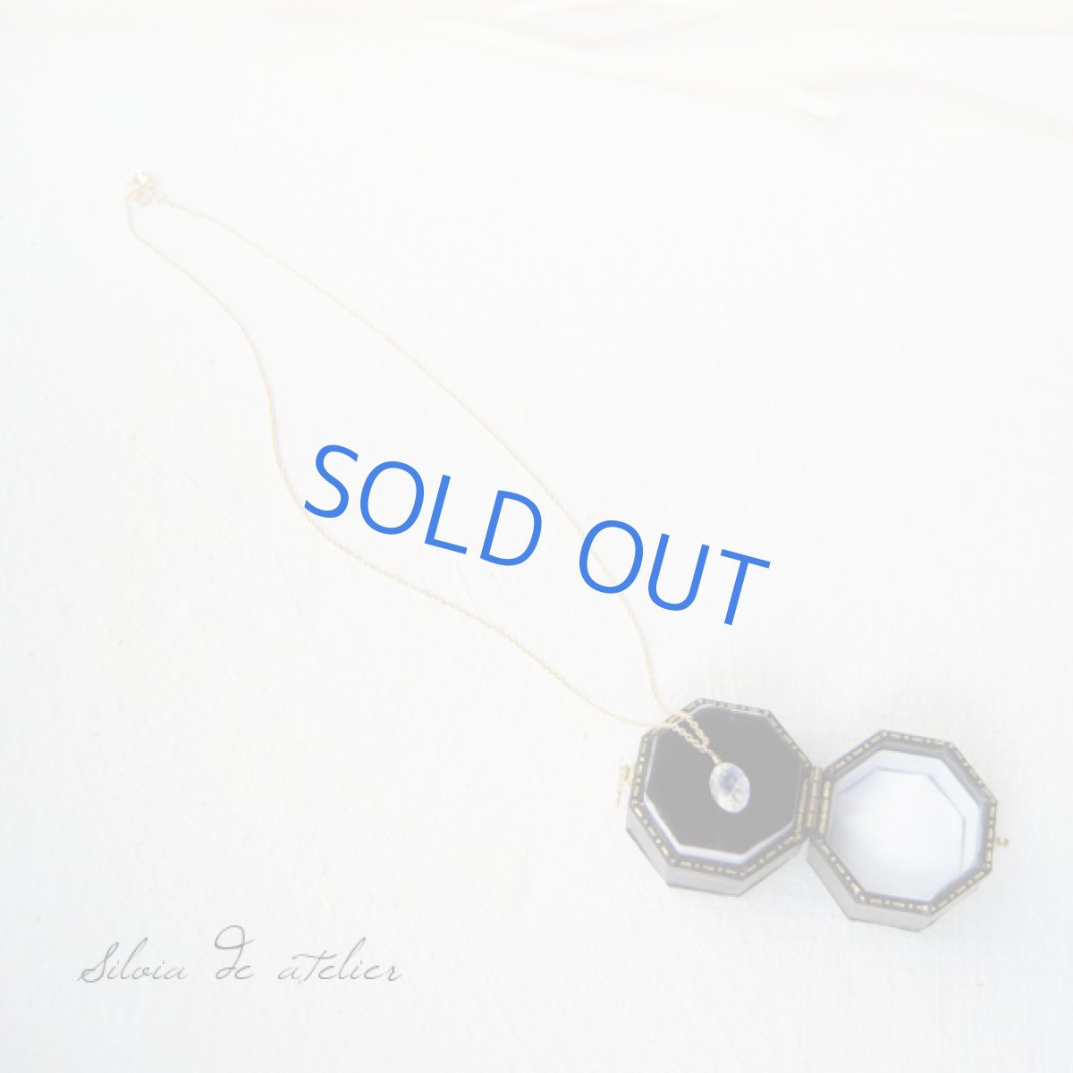 画像2: ペリステライト オーバルジェム 一粒14kgfネックレス (2)