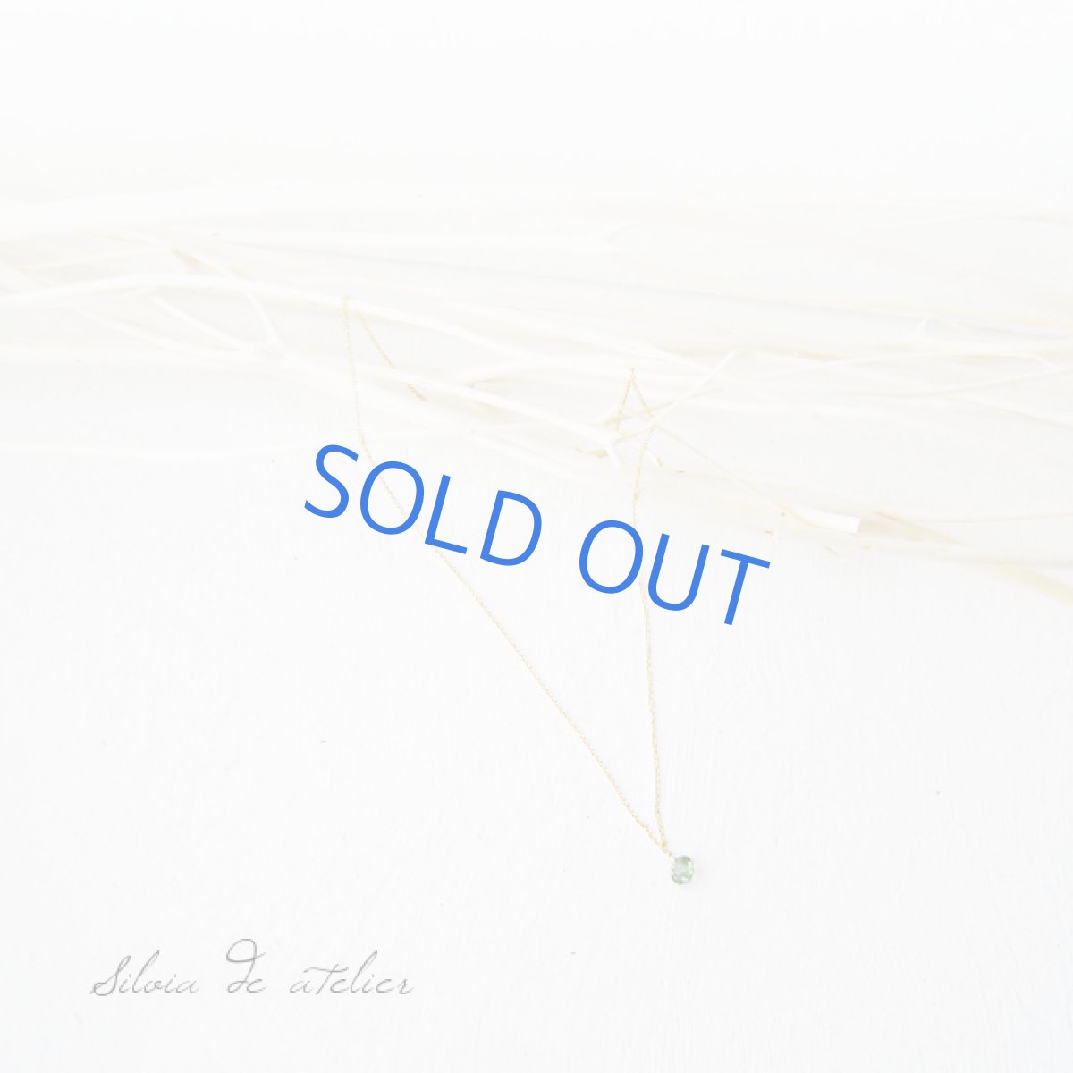 画像4: グリーンアパタイト　ラウンドジェム　14kgfネックレス (4)