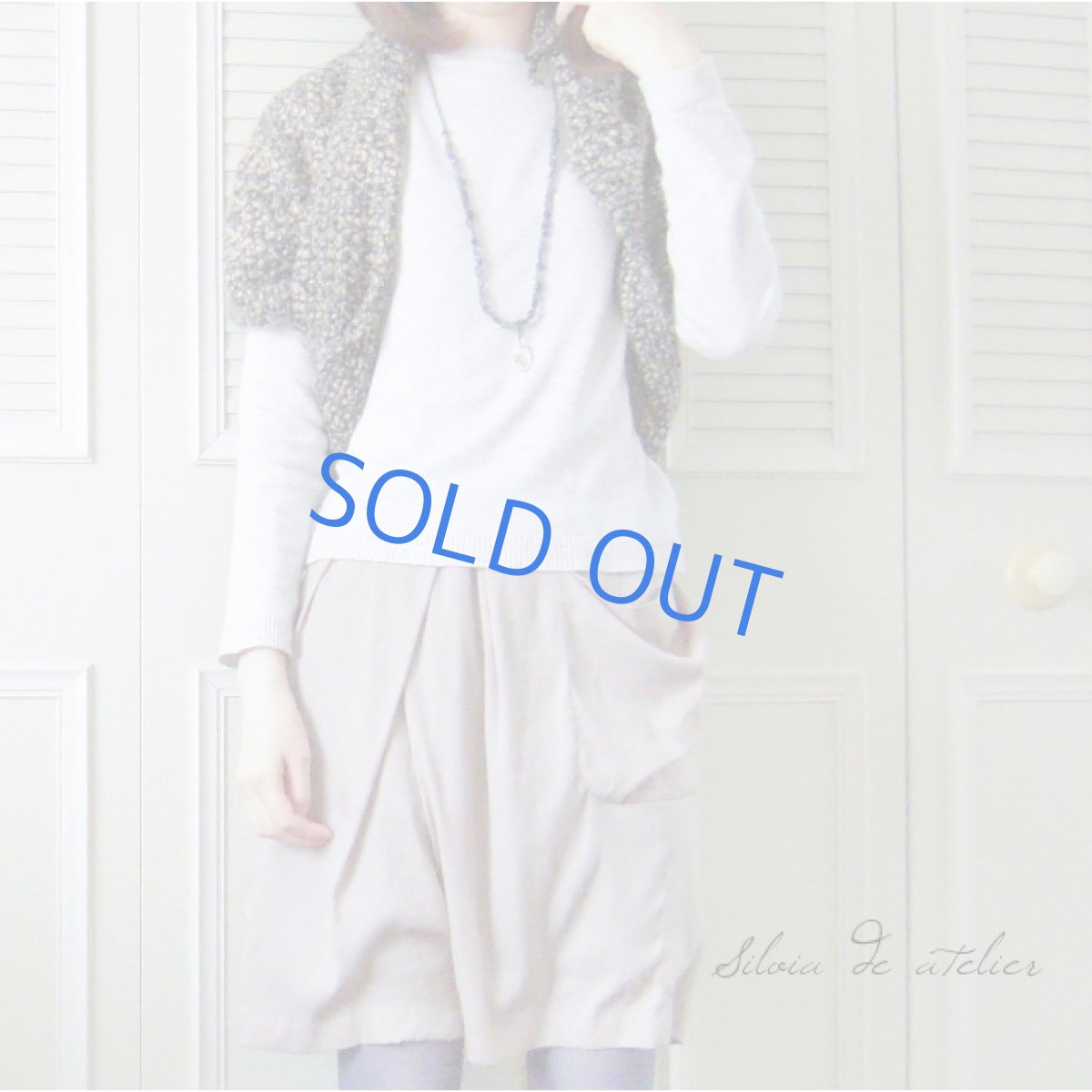 画像5: 5WAYマダガスカル産アイオライトロングネックレス　ダルメシアン柄シェルチャーム付 (5)