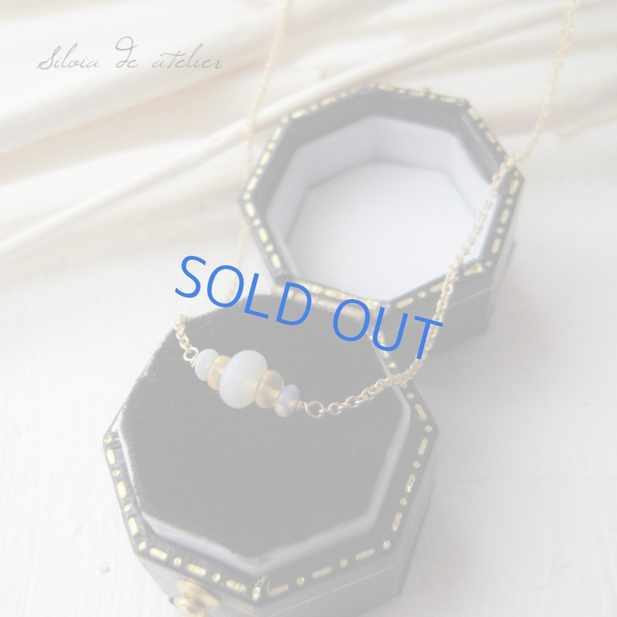 画像3: エチオピア産 プレシャスオパール×イエローオパール ライン 14kgfネックレス (3)