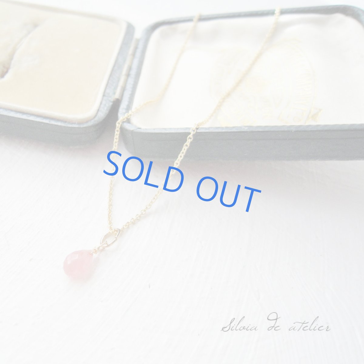 画像5: ピンクカルセドニー&インカローズ&マンダリンガーネット チャーム 14kgfネックレス (5)