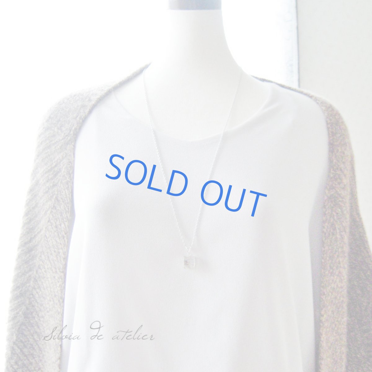 画像5: 【letter】AAAデンドリティッククォーツ シルバーネックレス (5)