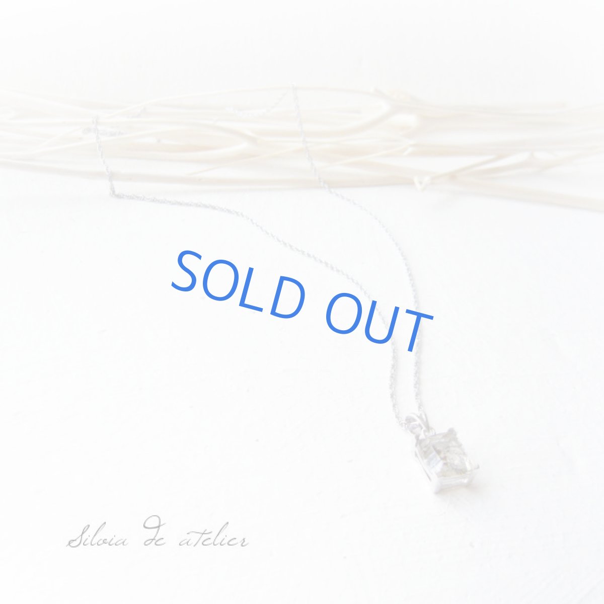 画像3: 【letter】AAAデンドリティッククォーツ シルバーネックレス (3)