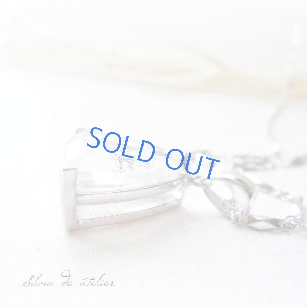 画像3: 【hanabi-triangle】AAAデンドリティッククォーツ シルバーネックレス (3)