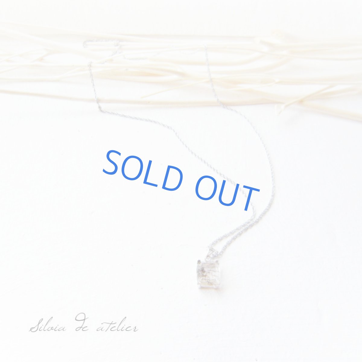 画像2: 【letter】AAAデンドリティッククォーツ シルバーネックレス (2)