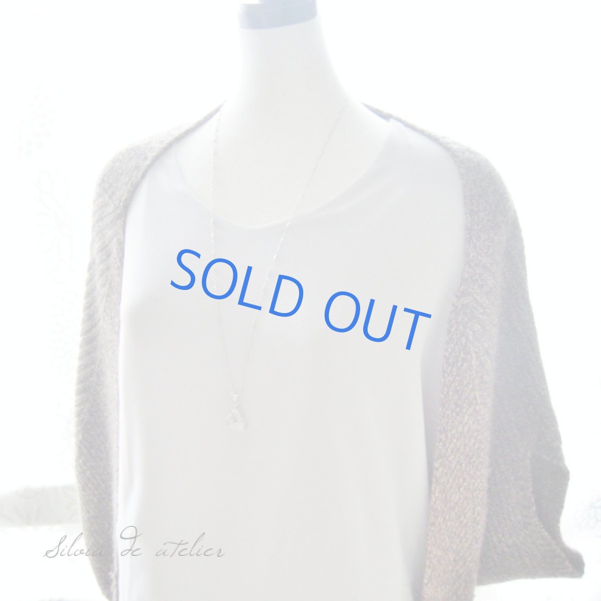 画像5: 【hanabi-triangle】AAAデンドリティッククォーツ シルバーネックレス (5)