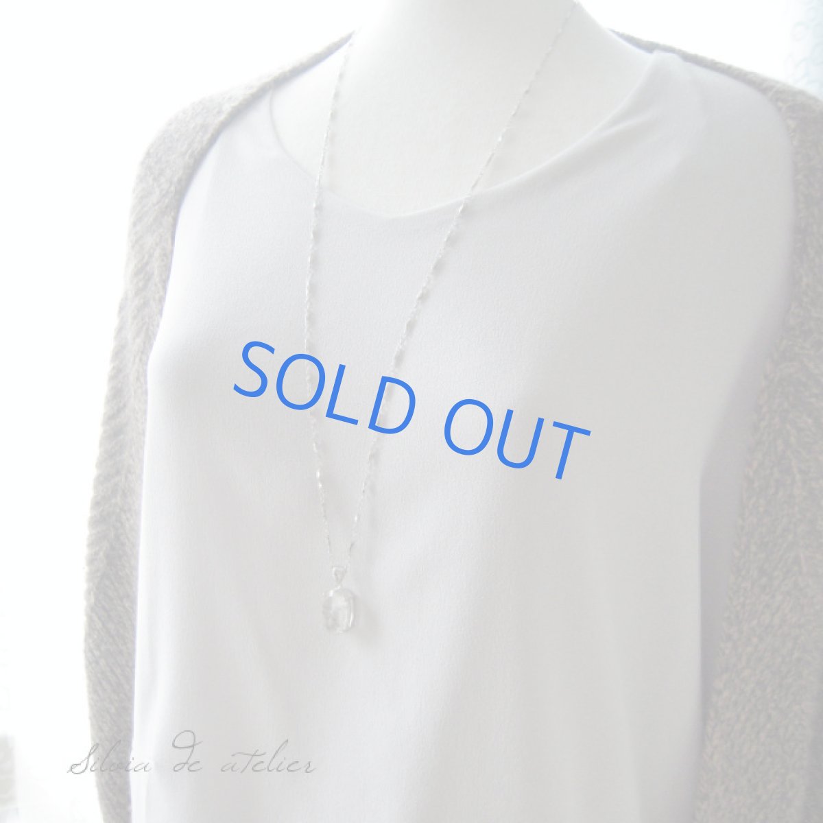 画像5: 【shida no ha】AAAデンドリティッククォーツ　シルバーネックレス (5)