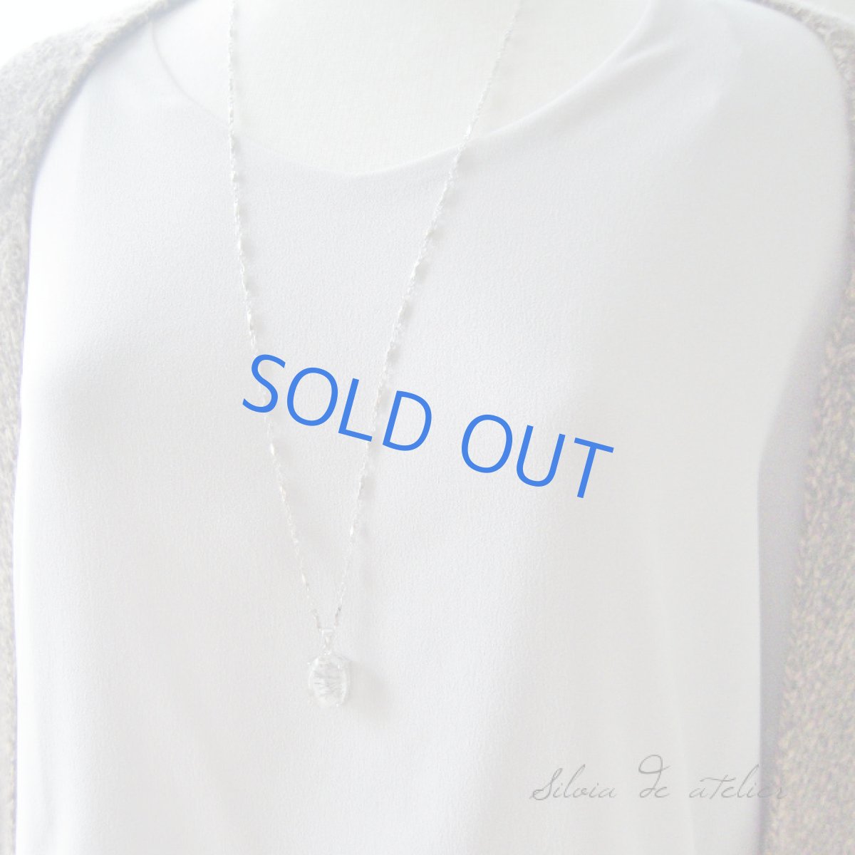 画像3: 【sunshine】AAAデンドリティッククォーツ シルバーネックレス (3)