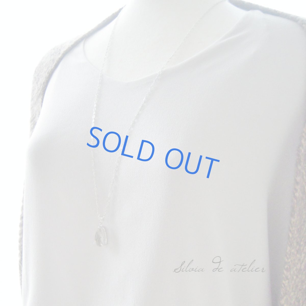 画像4: 【sizuku】AAAデンドリティッククォーツ シルバーネックレス (4)