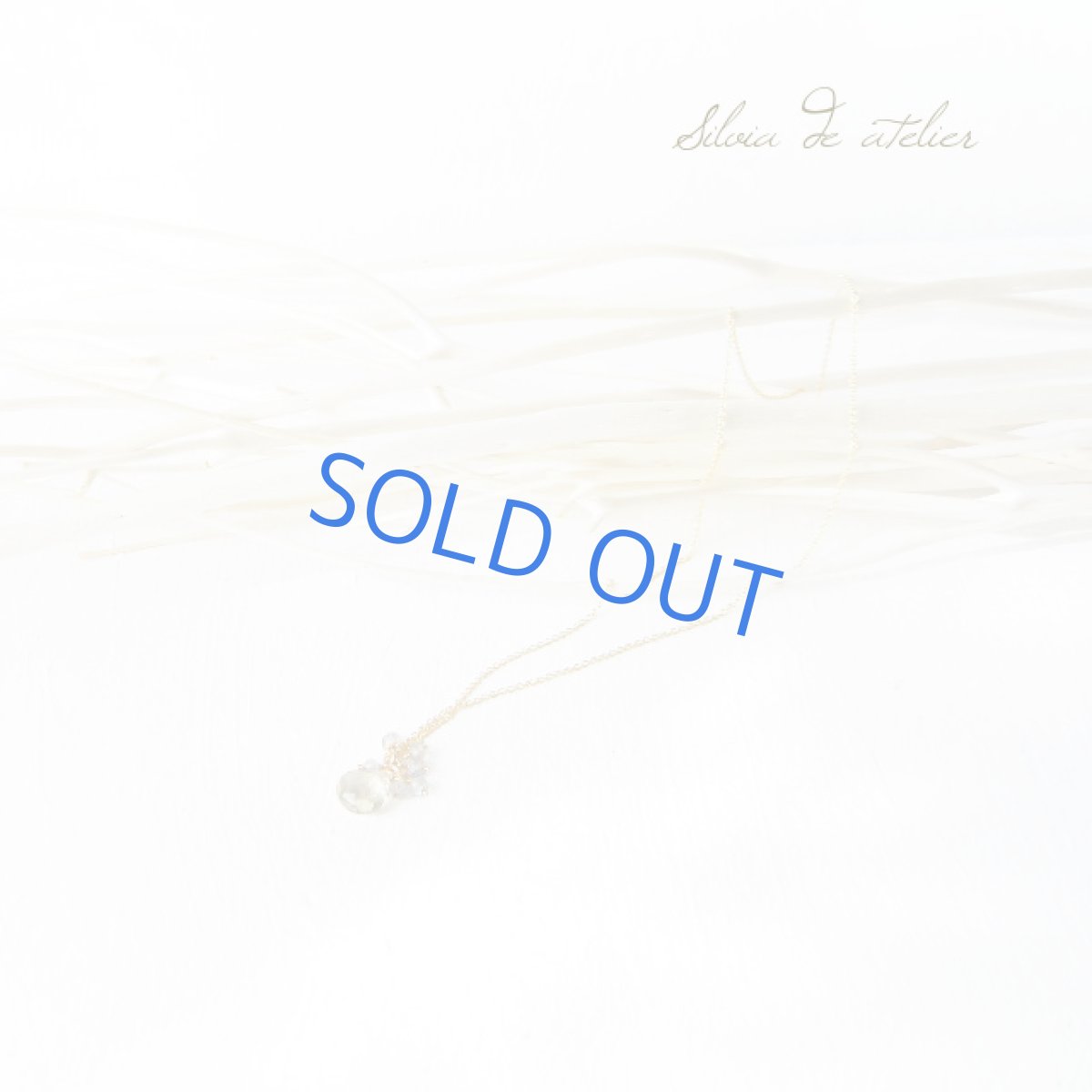 画像4: オリーブクォーツマロン ラブラドライト 14kgfネックレス (4)