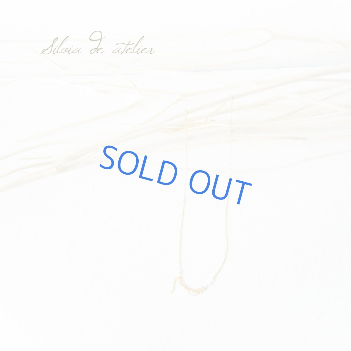 画像2: ケシパールチェーンドレープ 14kgfネックレス (2)