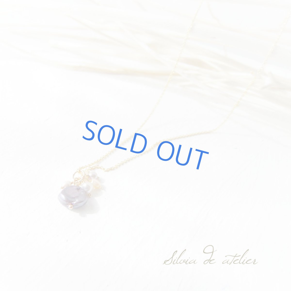 画像4: チャーム式パープルバロックパール 14kgfネックレス (4)