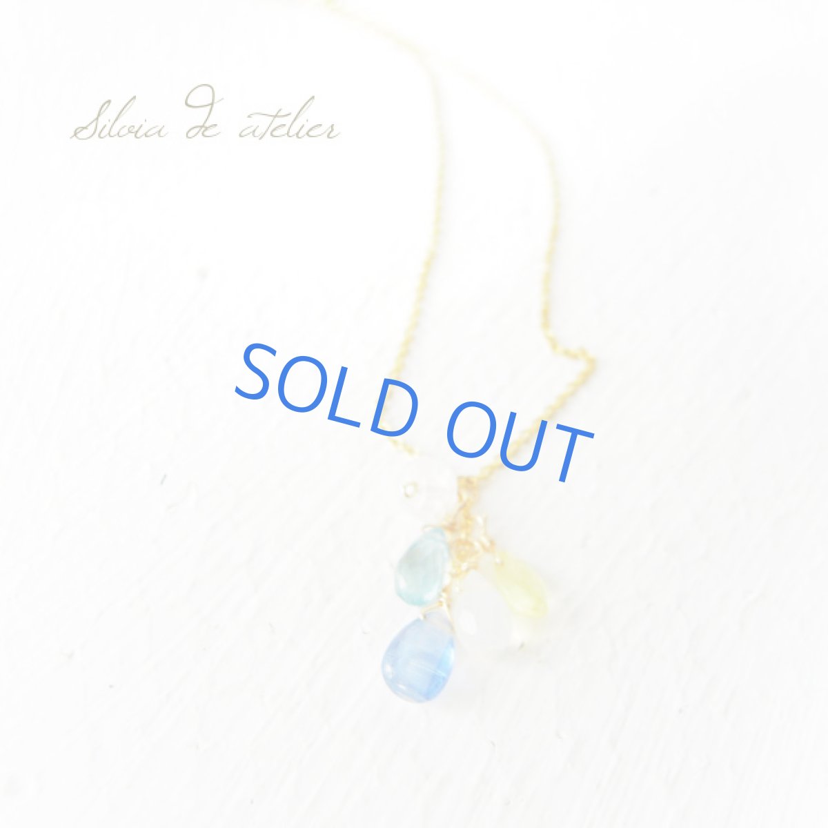 画像3: レモンクリソプレイズ&カイヤナイト ペールトーン 14kgfネックレス (3)