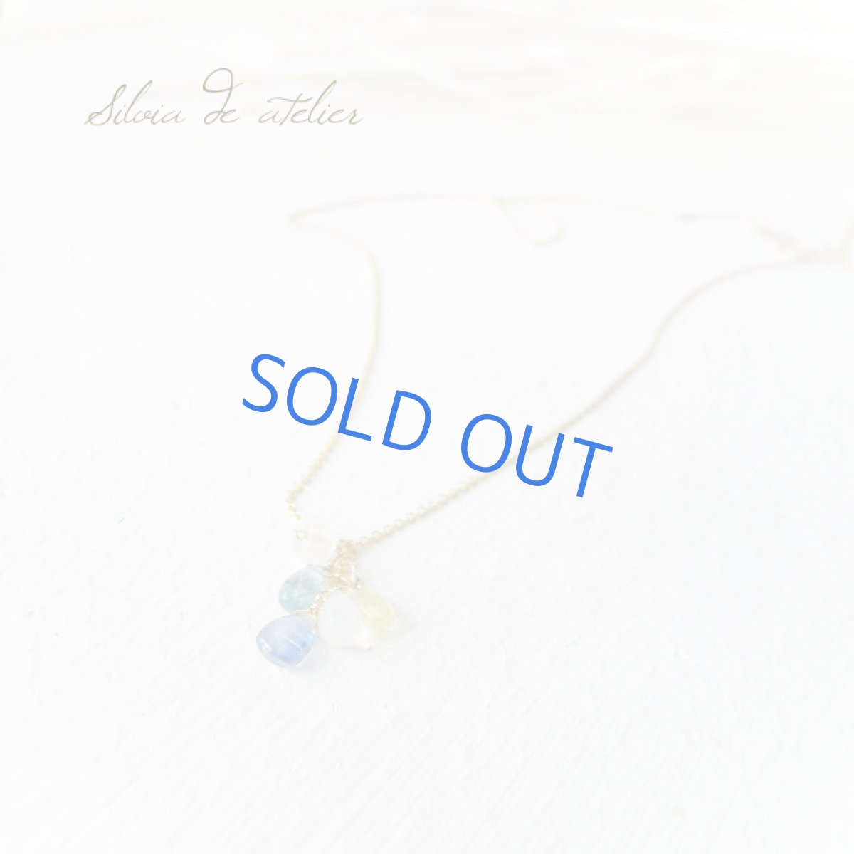 画像2: レモンクリソプレイズ&カイヤナイト ペールトーン 14kgfネックレス (2)