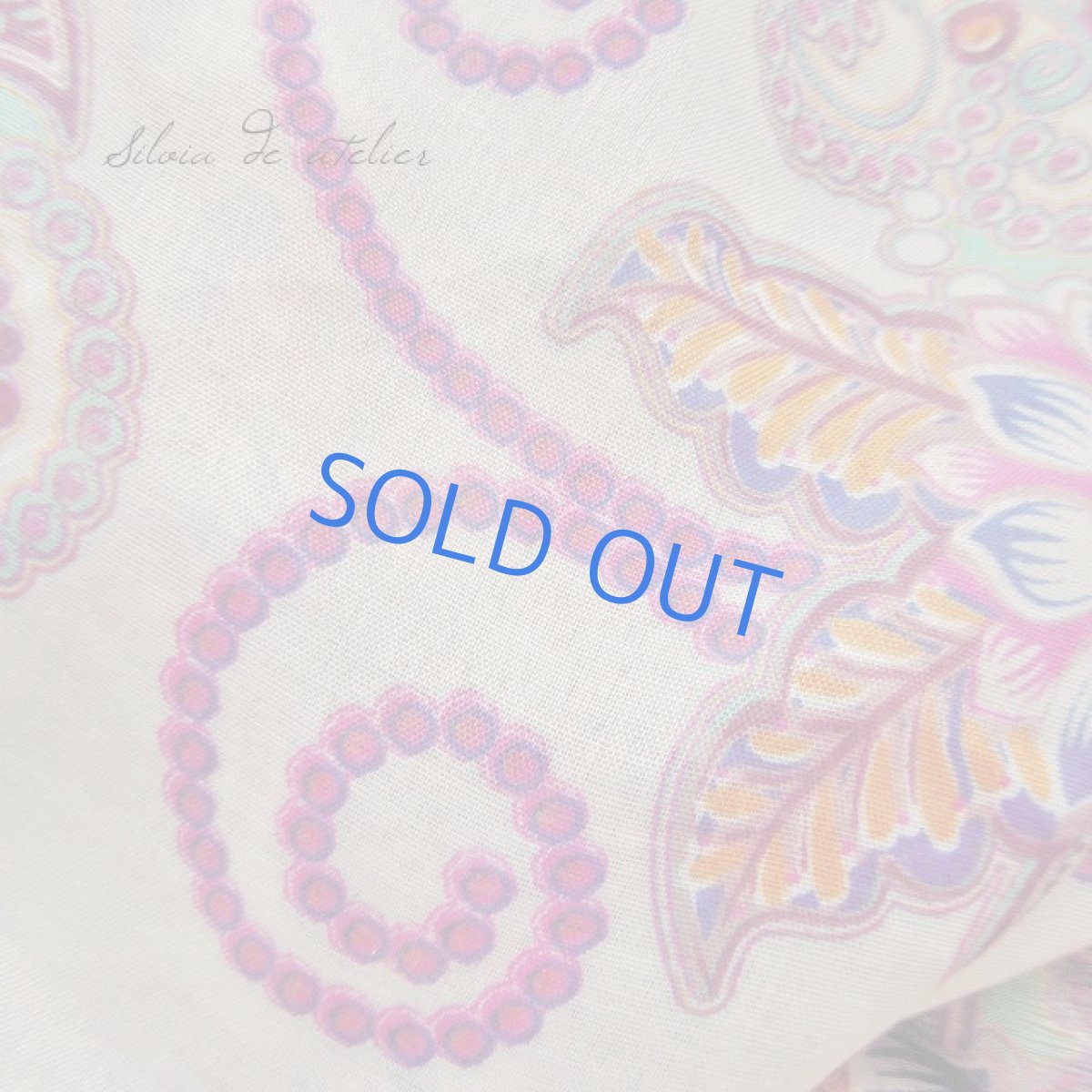 画像5: 【残り1】SELECT☆ピンク アジアン柄 フンワリストール (5)