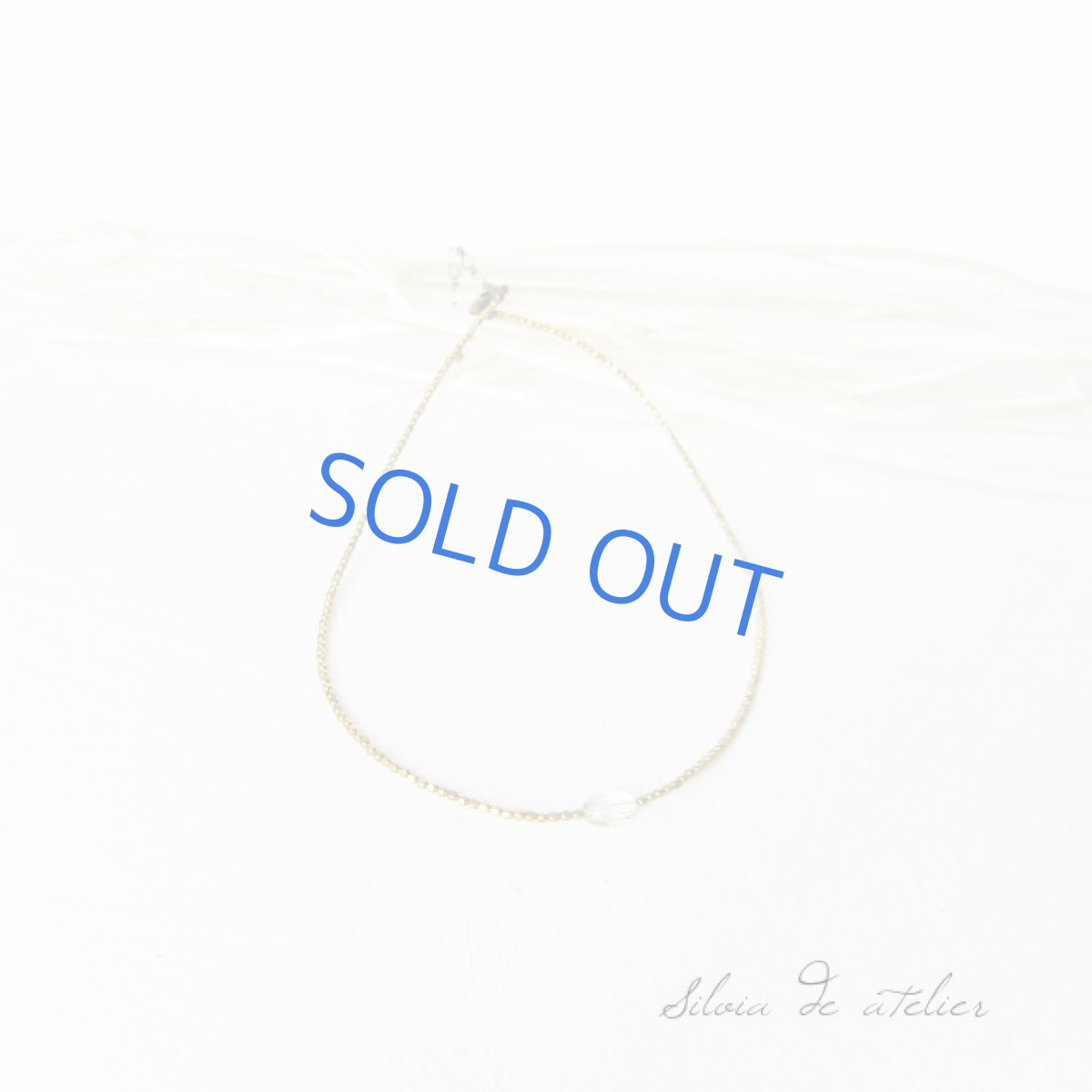 画像4: グリーンアメジストオーバルカット　アンティークゴールドメタルビーズショートネックレス (4)