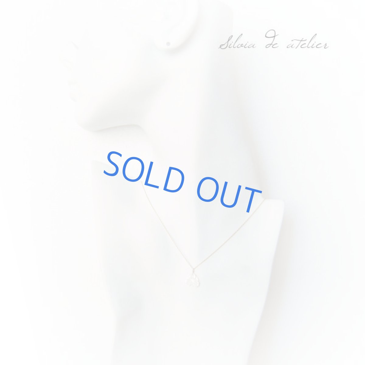 画像4: ホワイトシェルフラワー 14kgfネックレス (4)